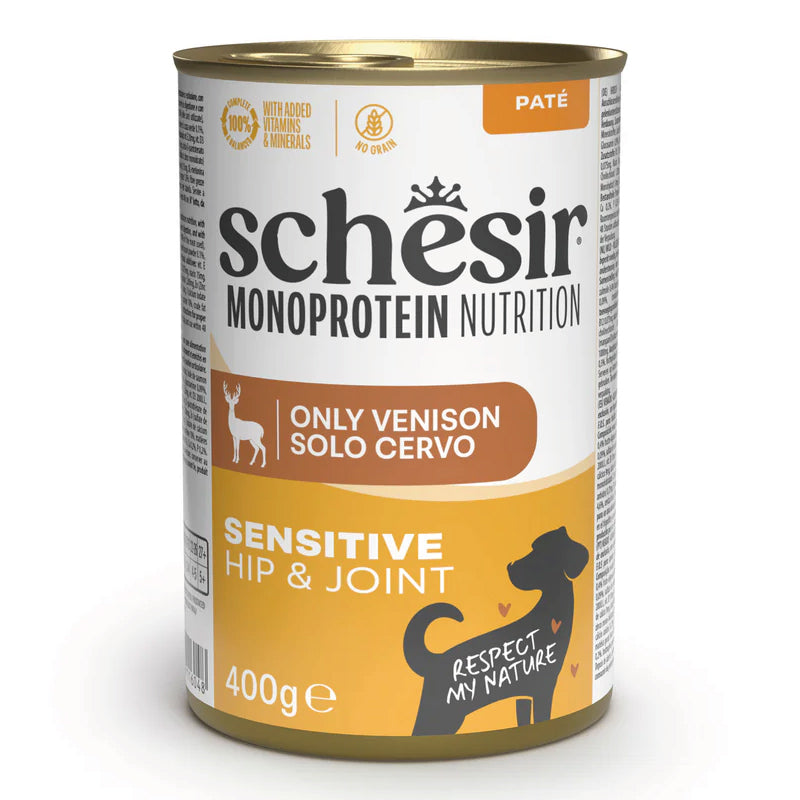 Schesir Dog - Monoprotein Sensitive - Hip&Joint - Cervo - 400gr
