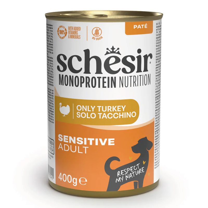 Schesir Dog - Monoprotein Sensitive - Adult - 400gr