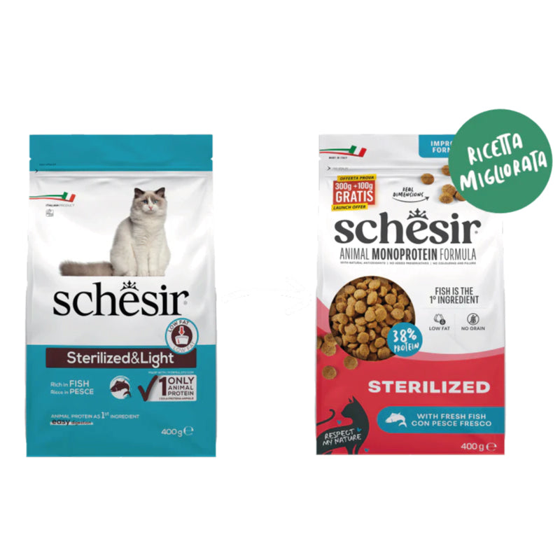 Schesir Cat - Sterilized & Light - 10 kg