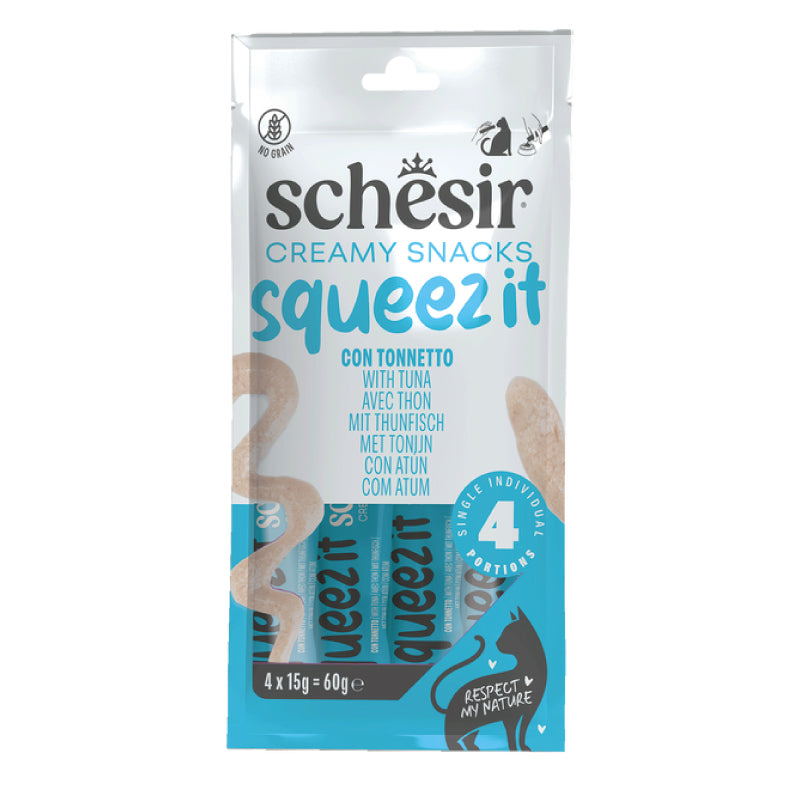 Schesir - Squeez It Snack - 4x15gr