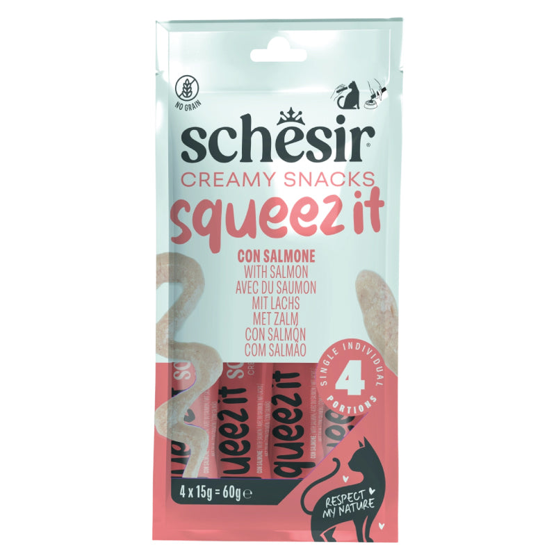 Schesir - Squeez It Snack - 4x15gr
