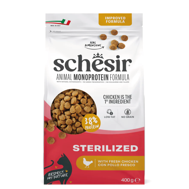 Schesir Cat - Monoprotein - Sterilized - 400gr