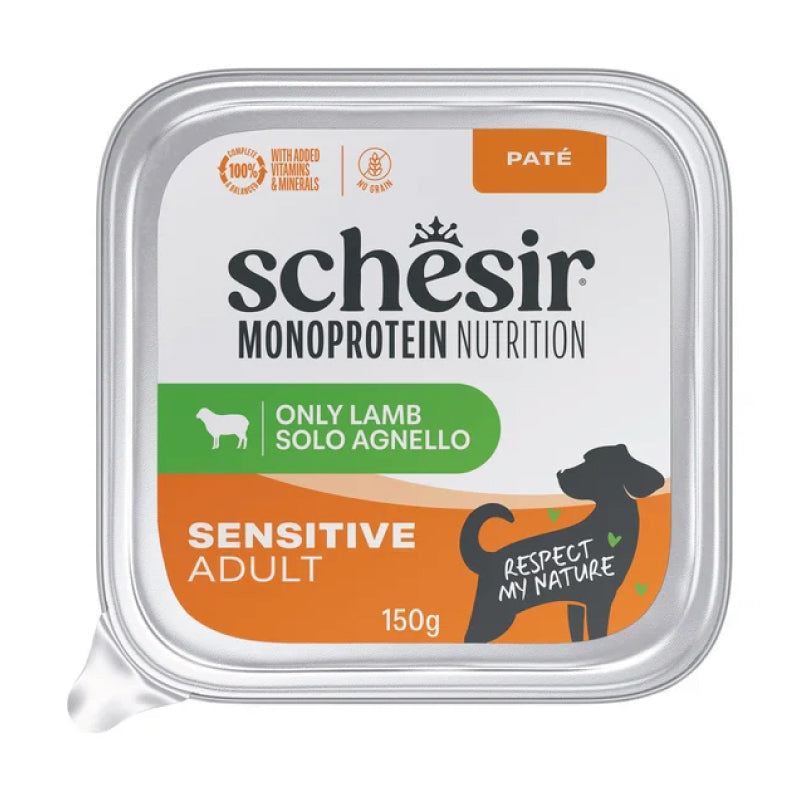 Schesir Dog - Monoprotein Sensitive - Adult - 150gr