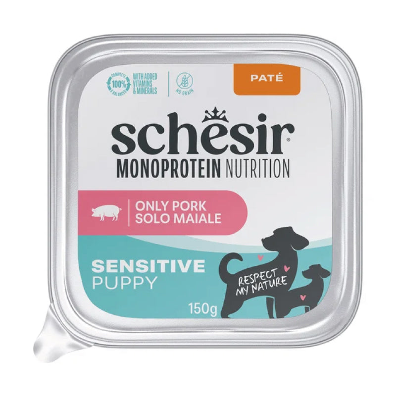 Schesir Dog - Monoprotein Sensitive - Puppy - Maiale - 150gr