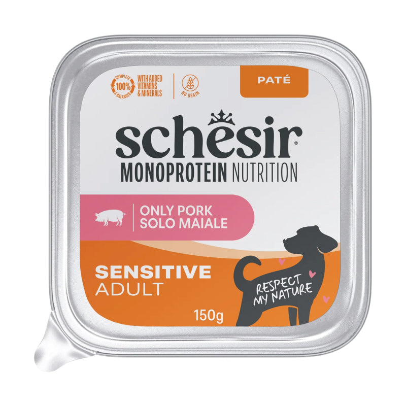 Schesir Dog - Monoprotein Sensitive - Adult - 150gr