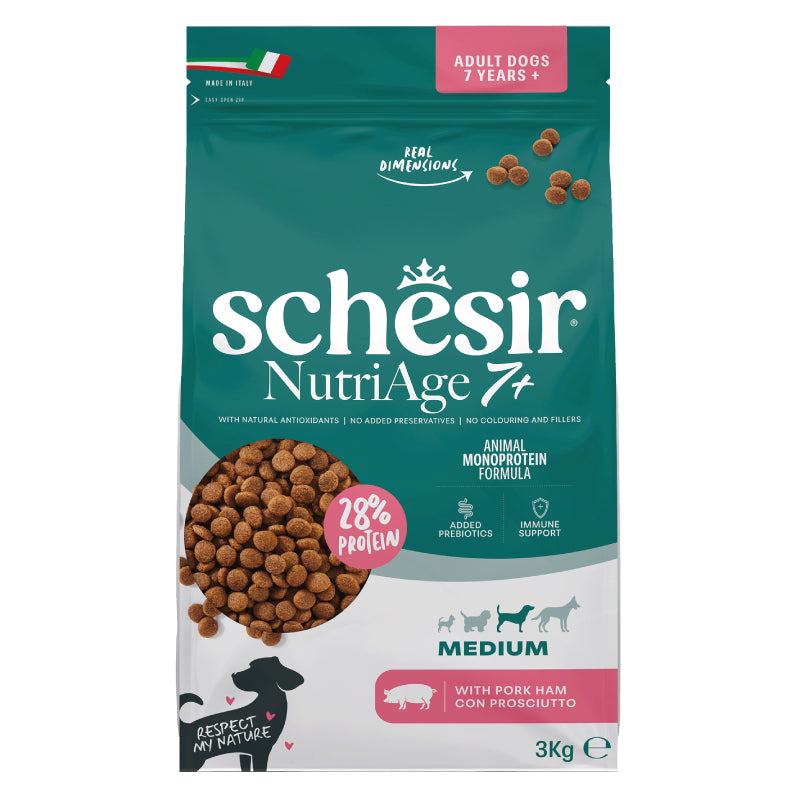 Schesir Dog - Monoprotein - Medium - Nutriage 7+ - Prosciutto - 3kg
