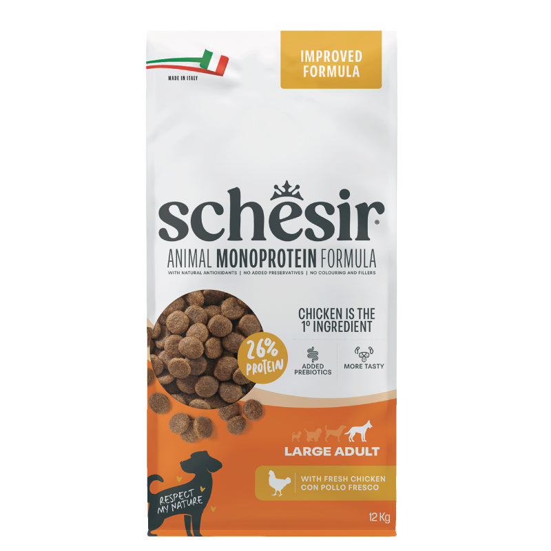 Schesir Dog - Monoprotein - Large Adult - Pollo - 12kg