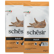 KIT 2 X  Schesir Cat - Adult - Pollo - 10 kg DOPPIO SACCO