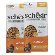 KIT 2 X  Schesir Cat - Adult - Pollo - 10 kg DOPPIO SACCO