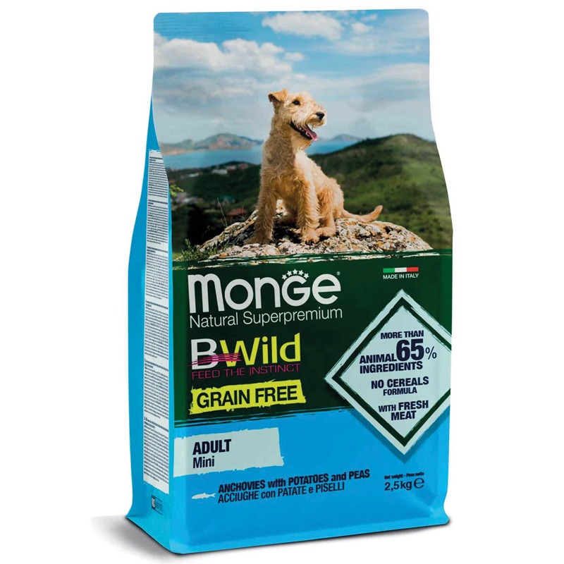 Monge - BWild Dog - Grain Free - Mini Adult - 2.5 kg