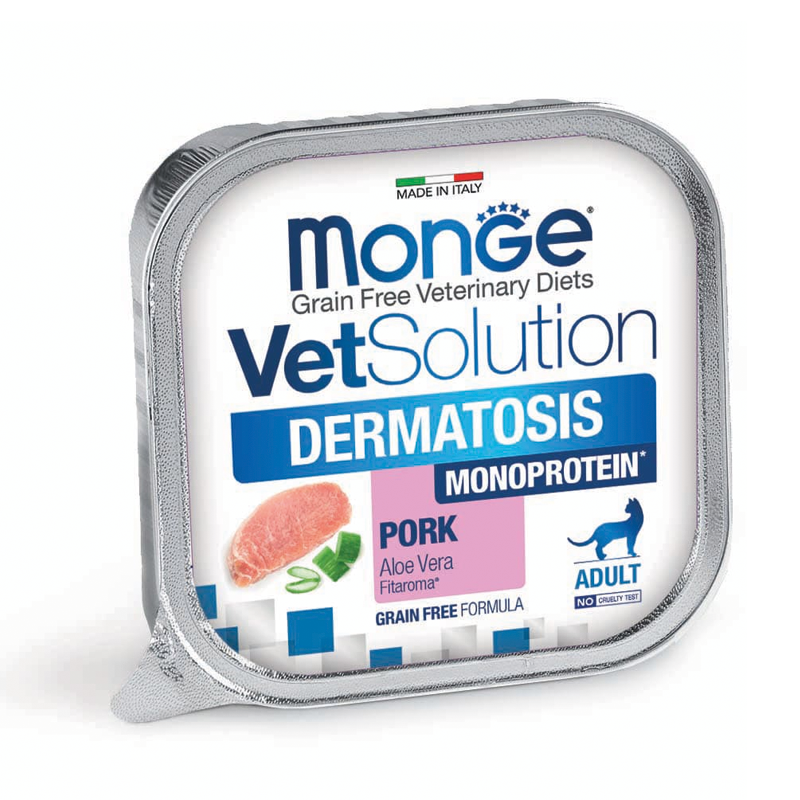 Monge - VetSolution Feline - Dermatosis - 100gr