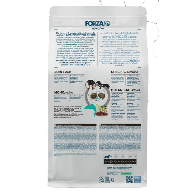 Forza 10 - MonoDiet - Mini&Toy - Joint Care - 1.5kg