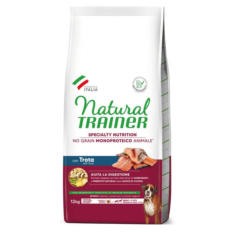 Trainer Natural - No Grain - Medium/Maxi - Adult - Trota - 12 kg