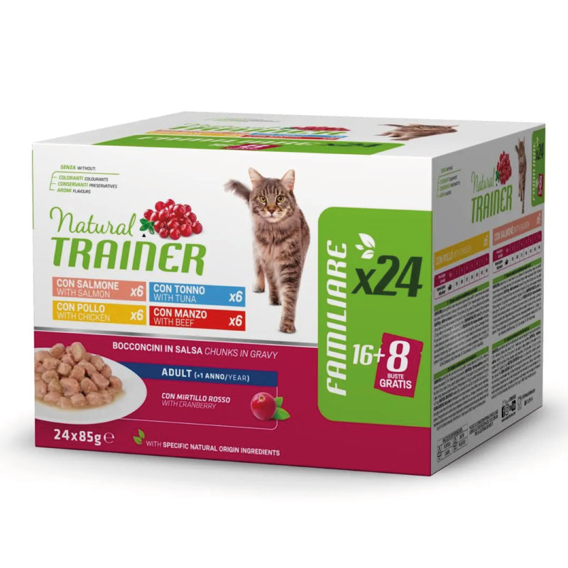 Trainer Natural - Adult - Multipack - 24 buste da 85g