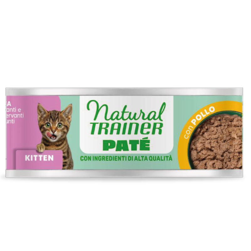 Trainer Natural - Pate' - Kitten - Pollo - 85gr
