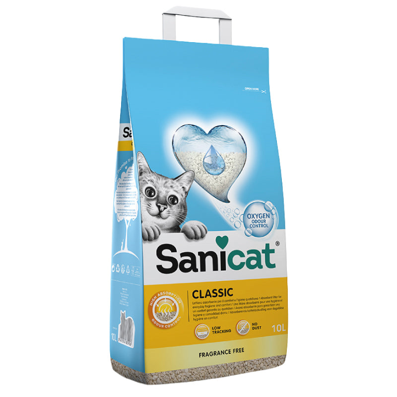 Sanicat - Classic - Assorbente - Senza Profumo - 10 litri