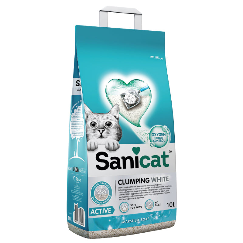 Sanicat - Clumping White - 10 litri