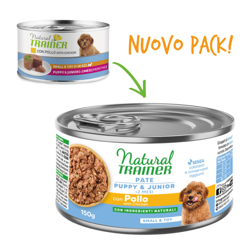 Trainer Natural - Small&Toy - Puppy&Junior - Pollo - 150gr