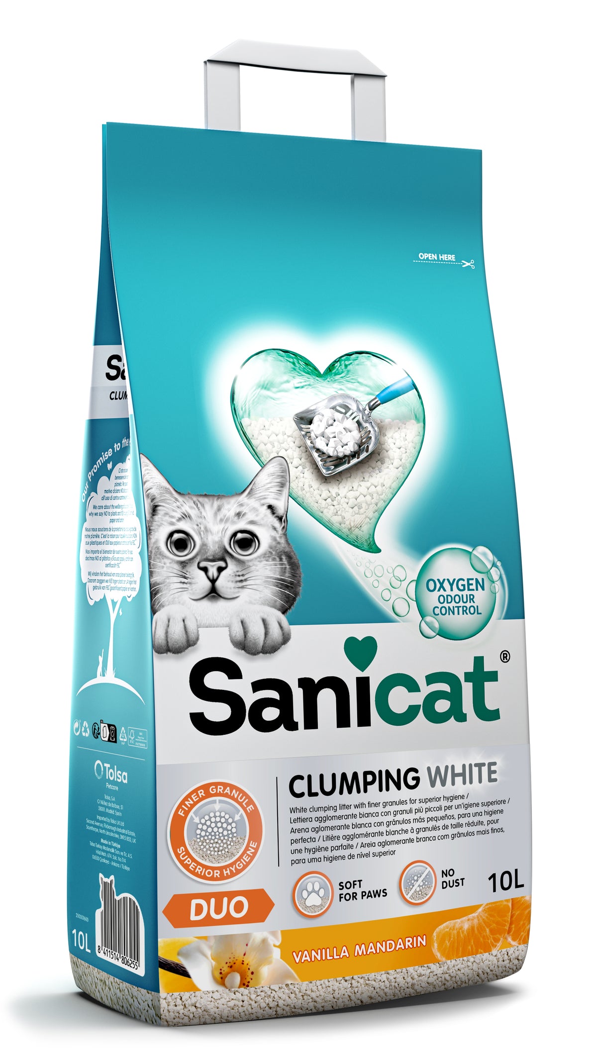 Sanicat - Clumping White - 10 litri