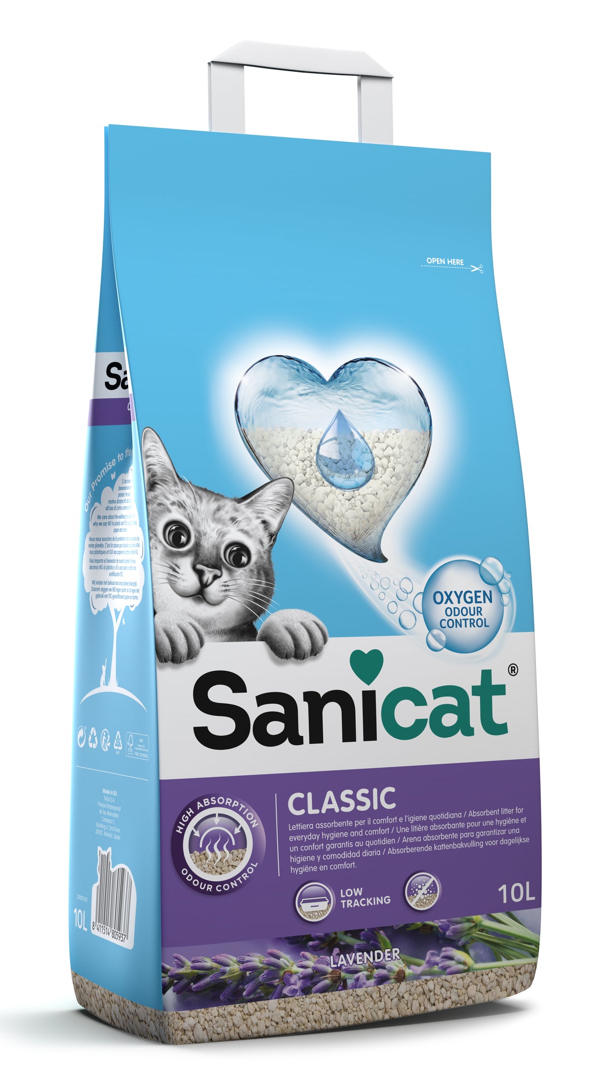 Sanicat - Classic - Assorbente - Lavanda - 8 litri