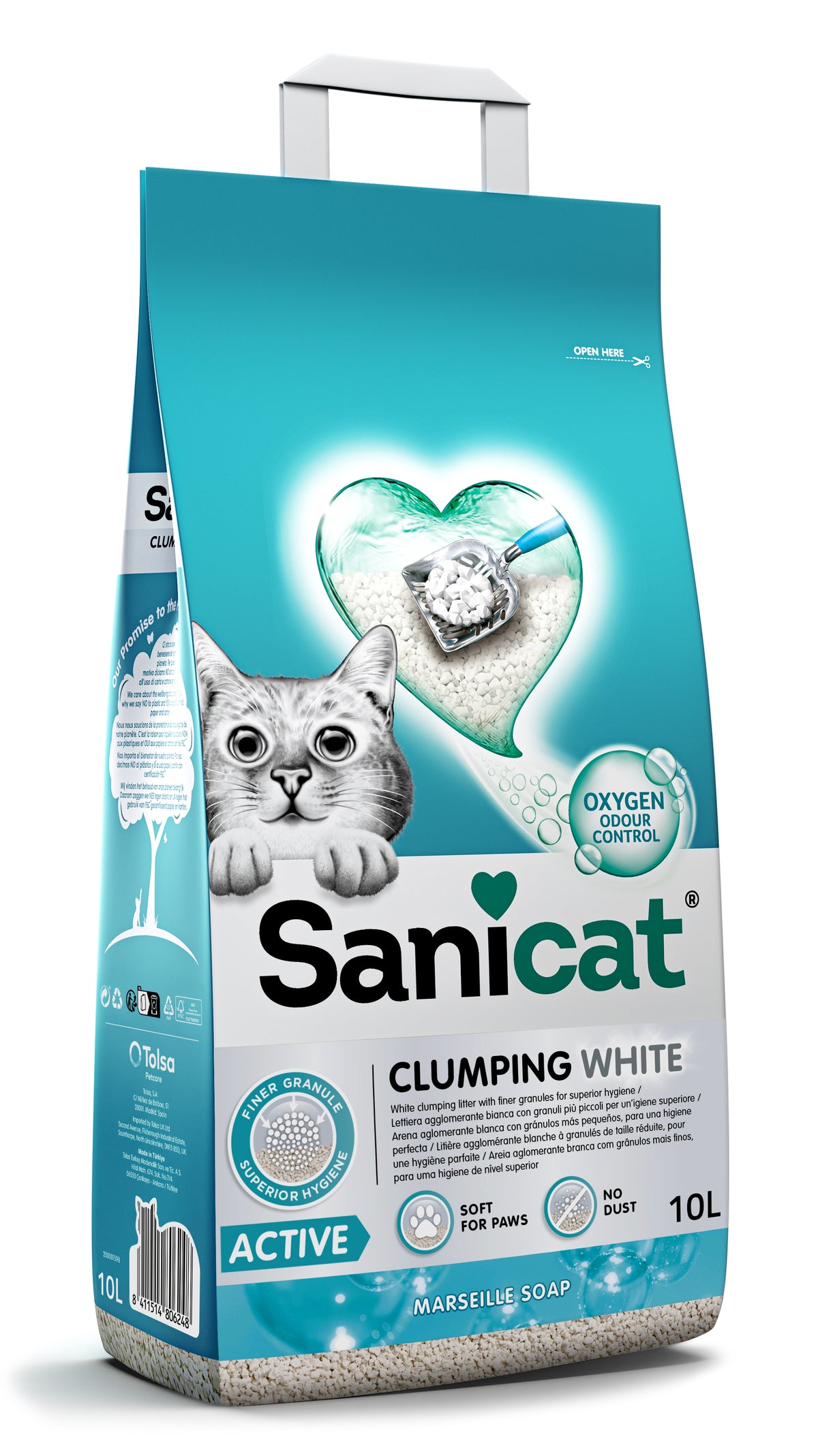 Sanicat - Clumping White - 10 litri