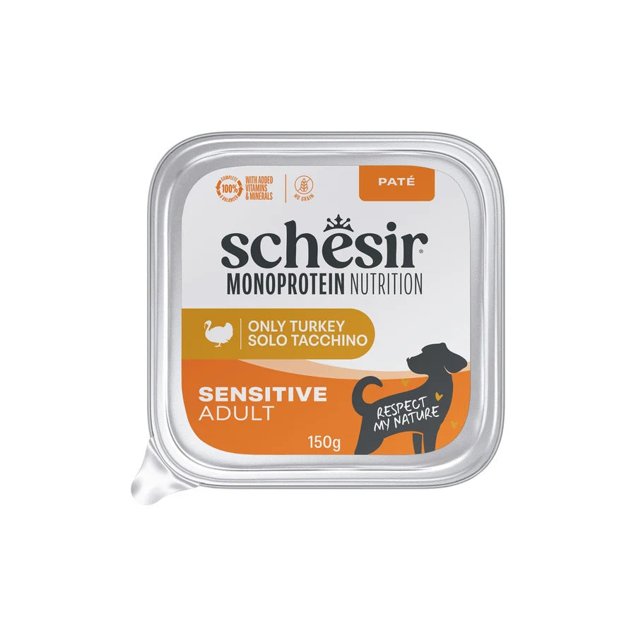 Schesir Dog - Monoprotein Sensitive - Adult - 150gr
